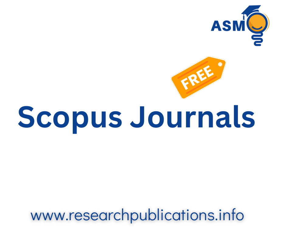Scopus journals publication Free Scopus Journals