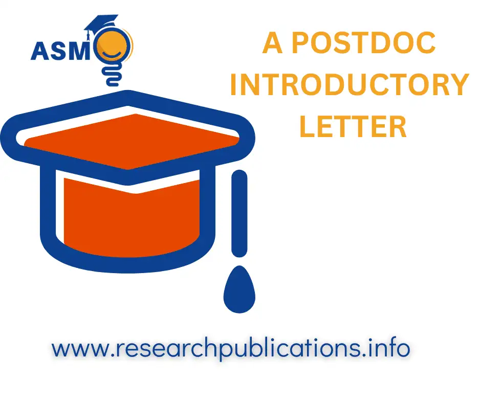 A postdoc introductory letter