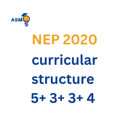 NEP 2020, New Education Policy 2020, curricular structure 5+3+3+4