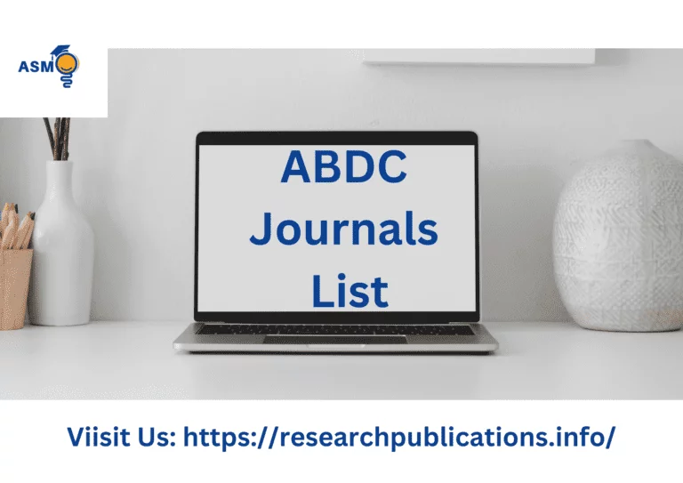 HOW TO PUBLISH ABDC JOURNALS? SECURE INDEXING 5